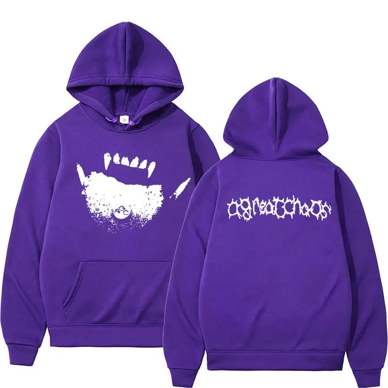 Ken Carson AGC Actual Hate Teen X Vamp Hoodie Harajuku Fashion Trend Y2K Sweatshirts Men Women Chaos Opium Merch Hoodie