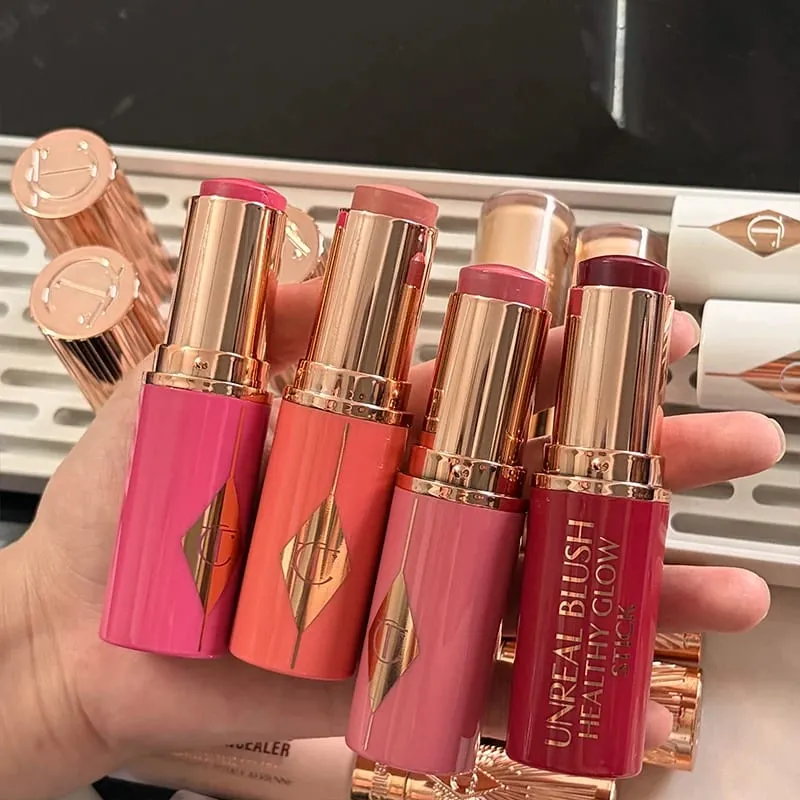 Charlotte CT Blush Stick Contour Cream Luminous Makeup Air Cushion Blush Pen Mat Let at blande for ensartet naturlig finish Tilbury