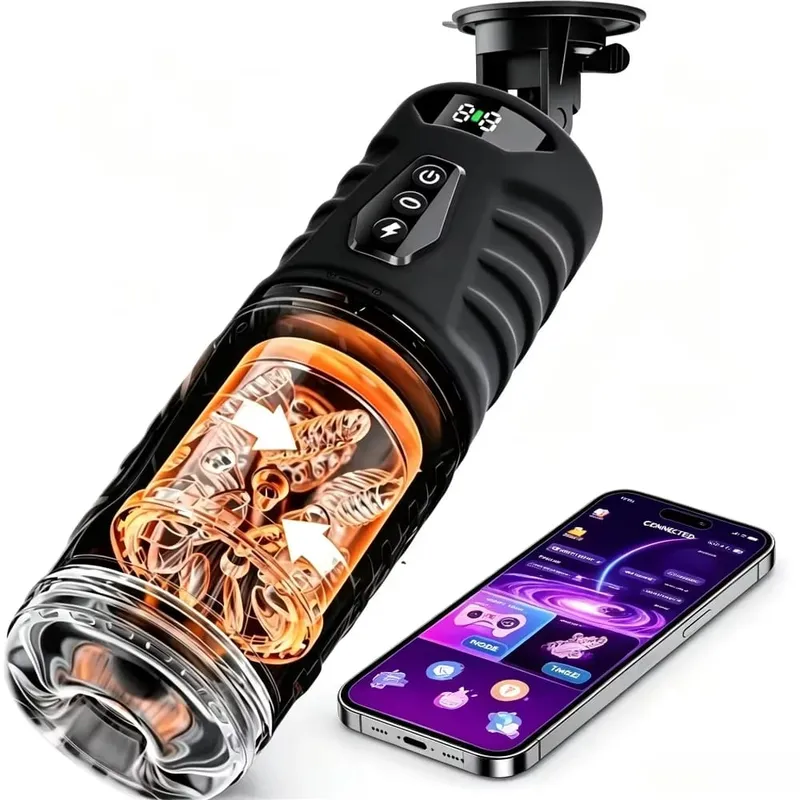 Telescopic Rotation Masturbator Cup Sucking Penis Pump Pocket Pussy Blowjob Sex Toys Stroker Piston Automatic Mastubator for Men