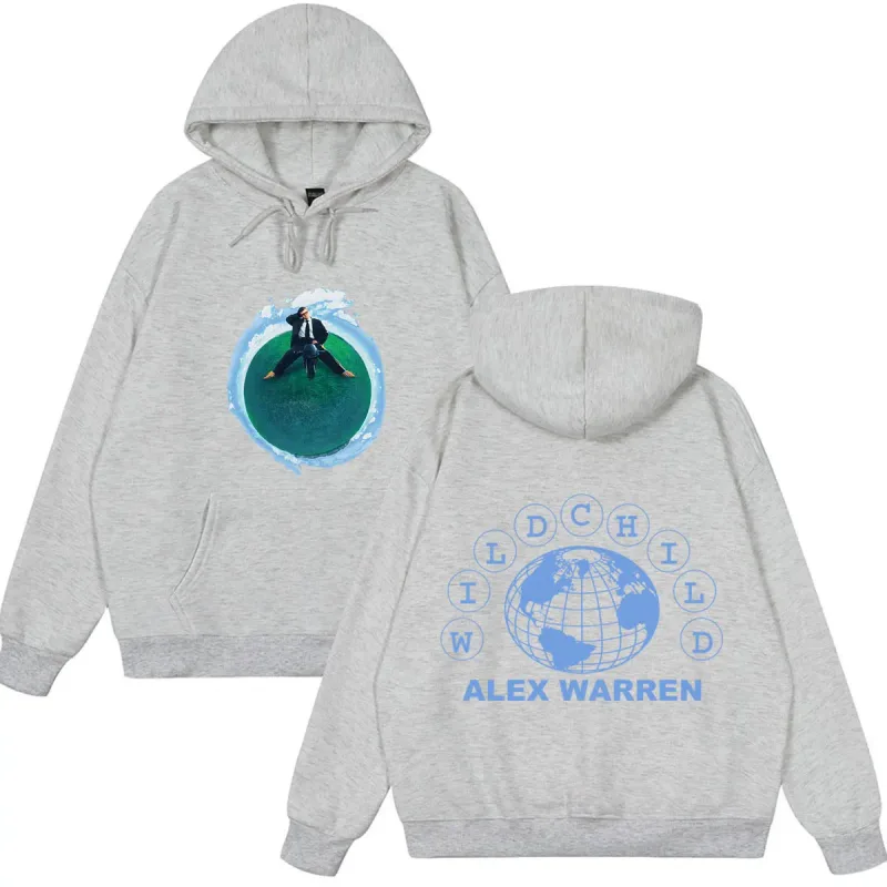 Alex Warren Album Wild child tour 2026 Merch hoodie Men Women Fashion pullover Long sleeves Loose Casual Vintage sweatshirts