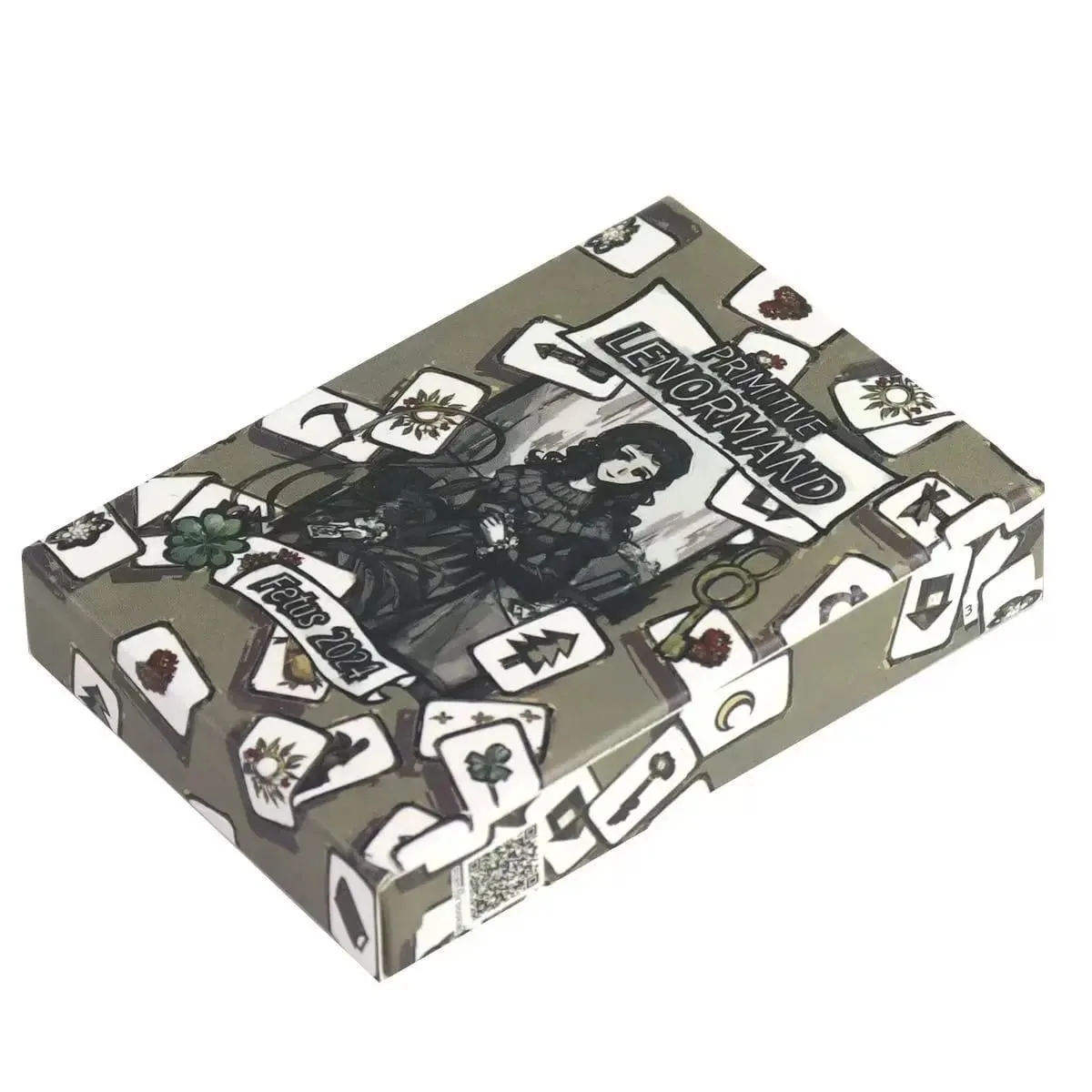 42 Pcs Beginner-Friendly Lenormand Cards Primitive Lenormand Deck Rana System 9*6cm