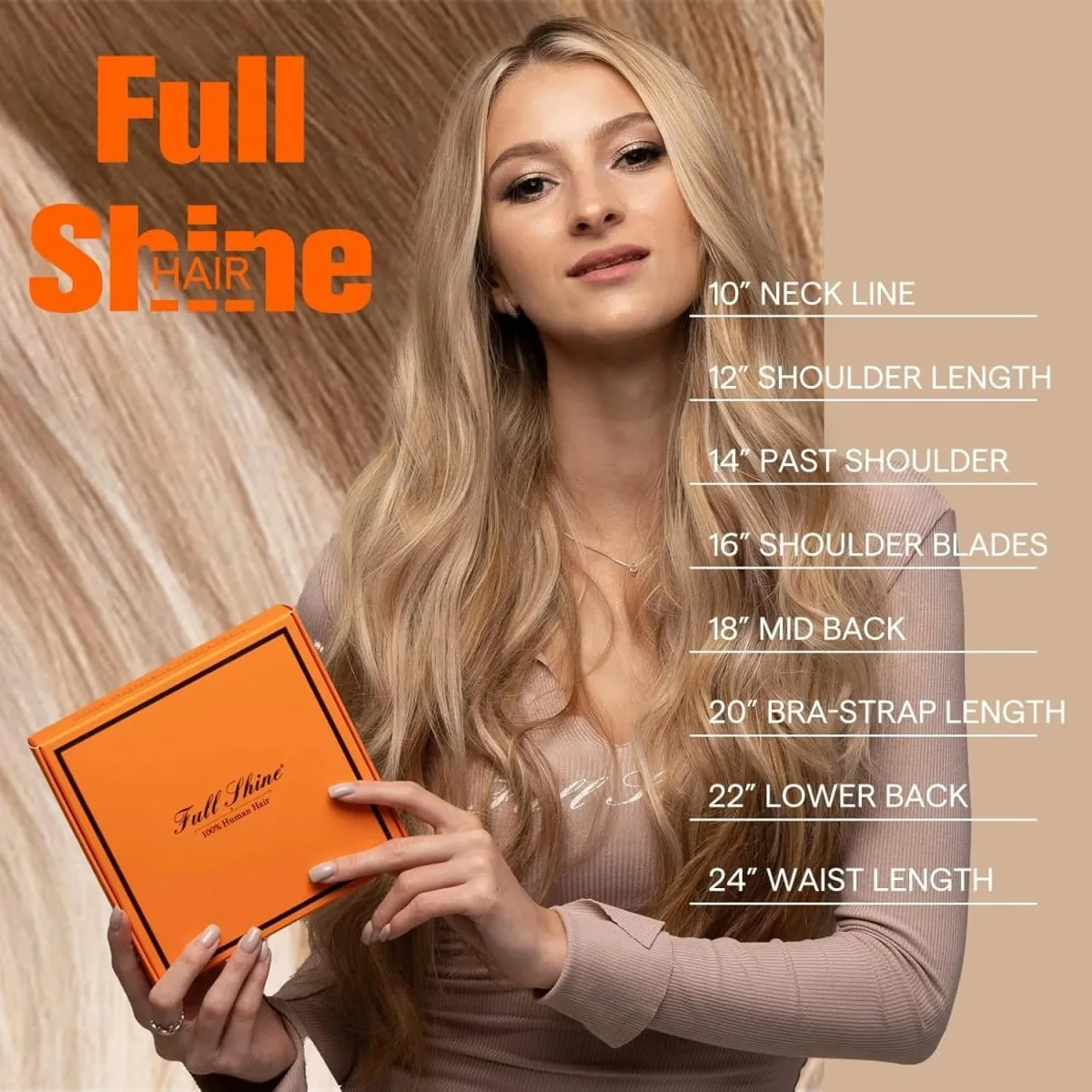 Full Shine Tape in Hair Extensions 20Pcs Skin Weft Remy Straight Hair Glue on Brazilian Hair for Women