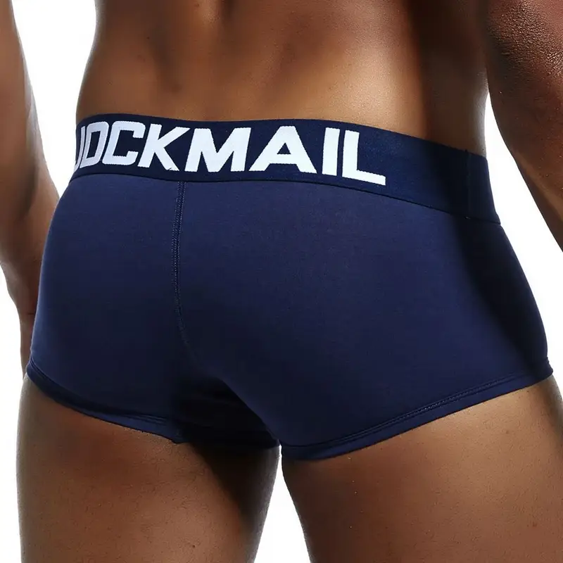 Male Panties Breathable Boxers Cotton Sexy Men Underwear U convex pouch Gay Underpants Printed 17 models boxershorts