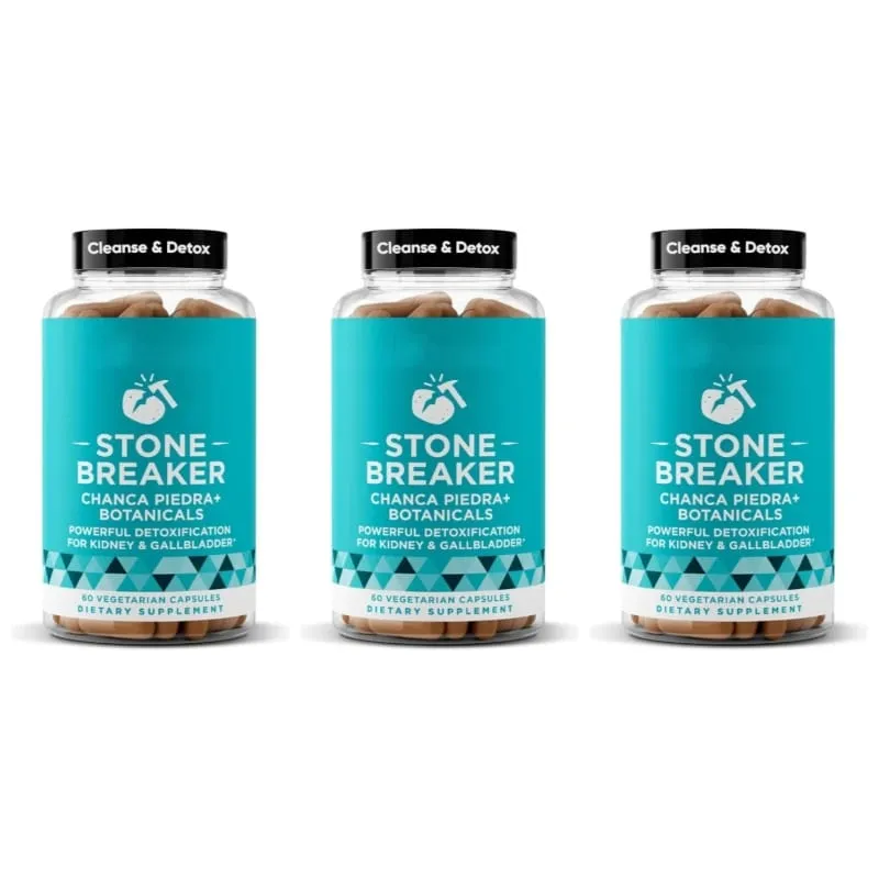 Chanca Piedra Stone Breaker with Celery Seed & Parsley Daily for Kidney Gallbladder Detox Support 60 Vegetarian Capsules