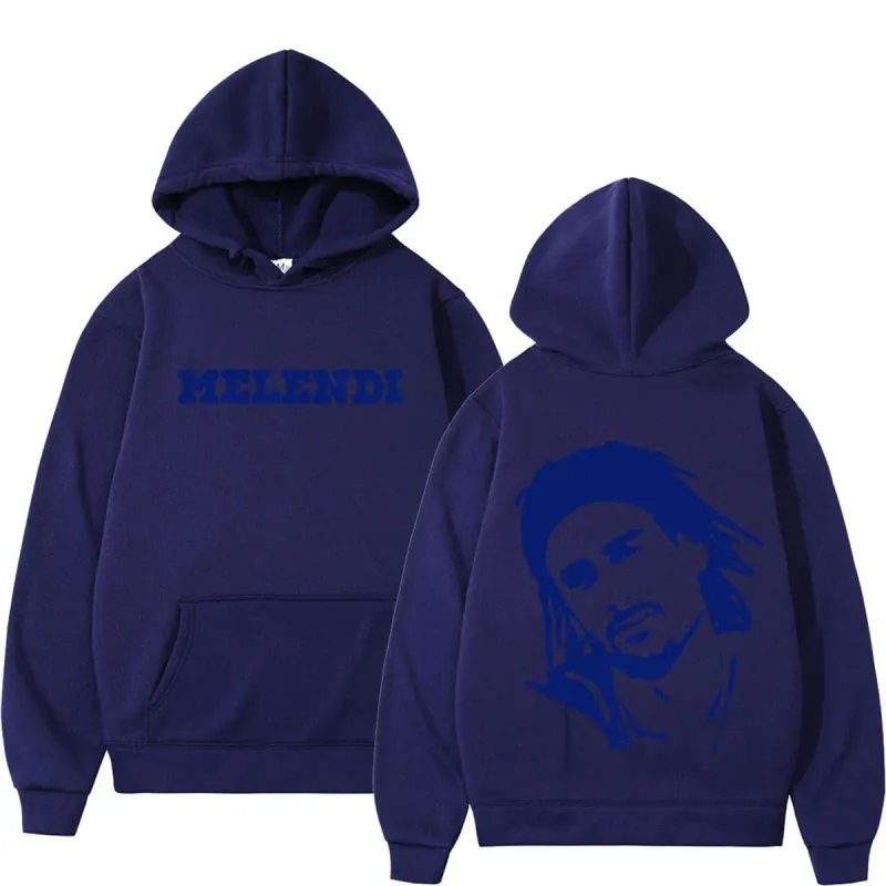 Rapper Melendi Tour Print 2026 Hoodie Men Women Fashion Hip Hop Pullover Autumn and Winter Loose Casual Sweatshirt Streetwear