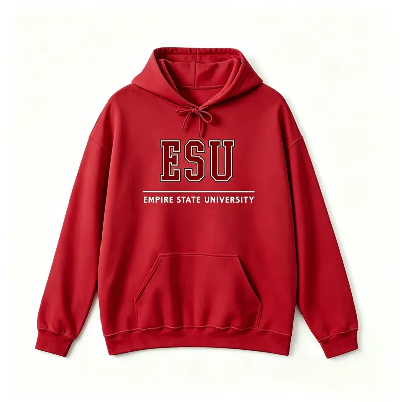 2026 new ESU Empire State University Hoodie Sweatshirt Brand New Day Merch Peter Hoodies Unisex Spring and Summer Long Sleeve