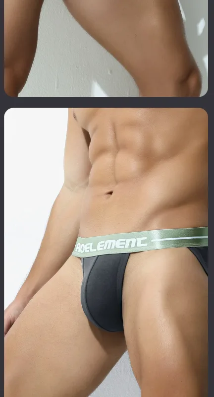 Low waist sexy modal panties men u convex tight high fork T pants sports briefs thong summer thin shorts