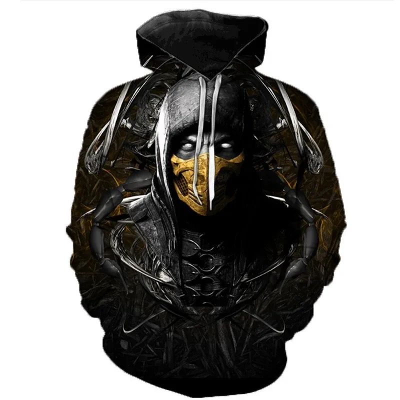 Mortal Kombat Game 3D Print Hoodie Men Women Streetwear Fashion Hoodies Oversized Pullovers Hooded Sweatshirts Tops Man Clothing