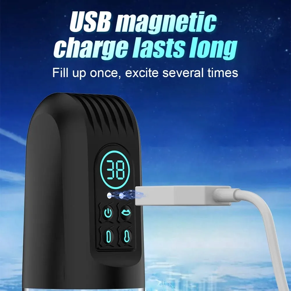 IPX7 Electric Penis Pump for Vacuum Pump Enlargement Extend Pump Waterproof 6 Suction Extender Enhancer Sex Toys for Men