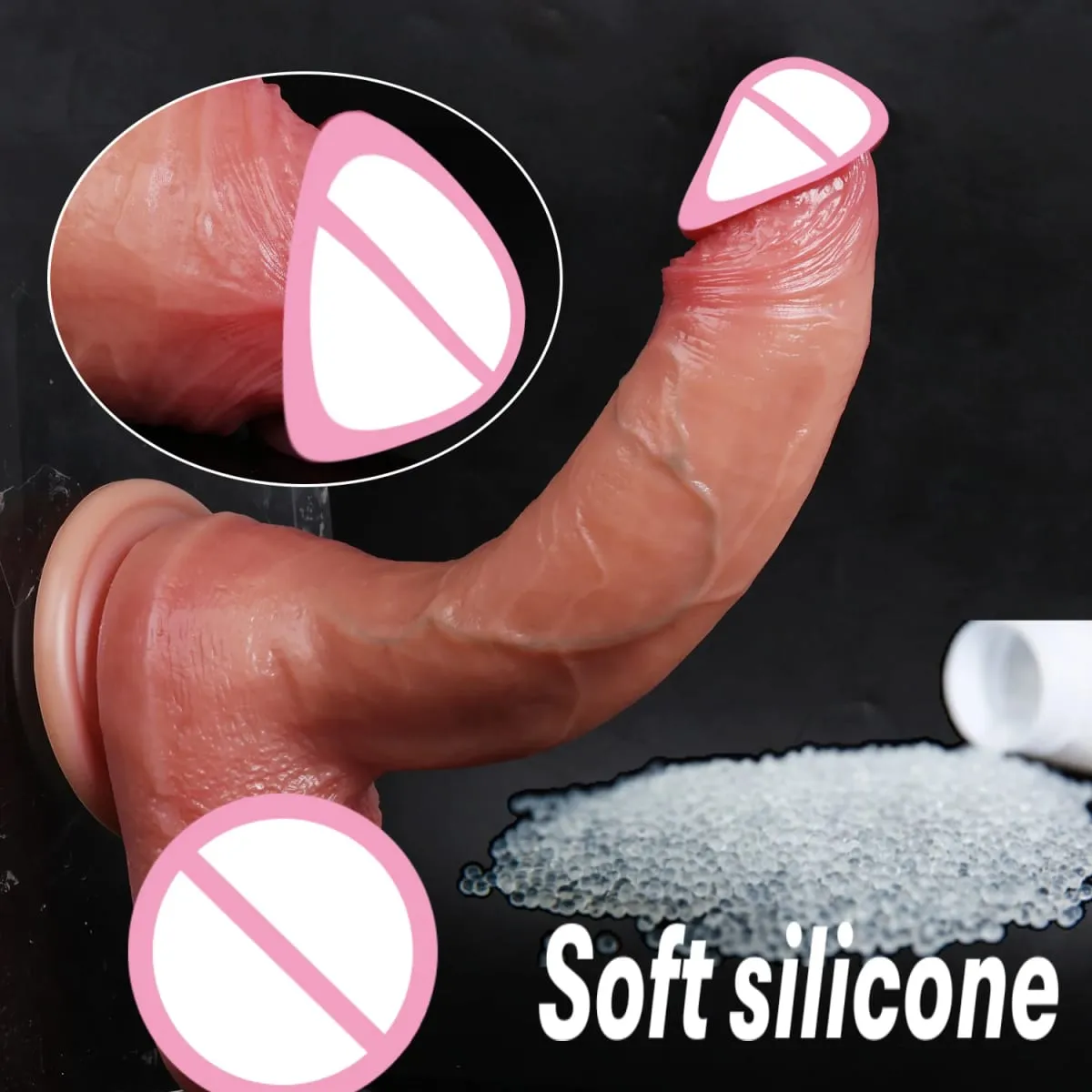 Super Realistic Dildos Huge Silicone Penis Adult Sex Toys Anal Dildo Soft Big Dick For Women Masturbation Sex Toy Adult Supplies