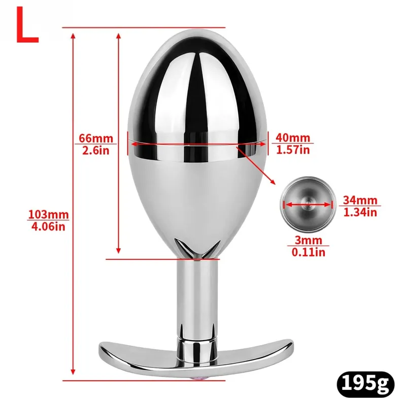 Stainless Steel Egg Anal Plug Wearable Butt Plug Hollow Detachable Used To Hide Keys Storage Adult Game Sex Toys for Woman Men