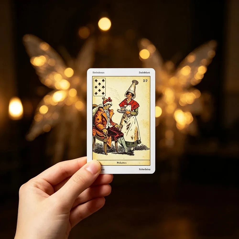 Sibilla Oracle Cards 52 Cards Italian Traditional Divination Deck Games Perfect for Daily Life Reading & Relationship Guidance