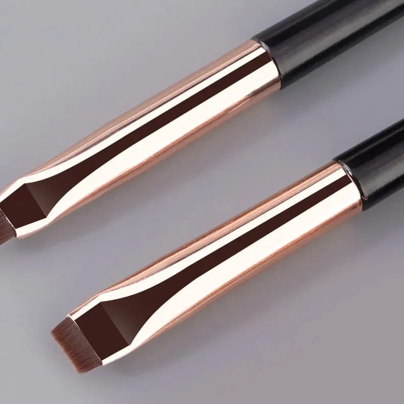 3pcs/set Blade Eyeliner Brush Eyebrow Brush Portable Flat Fine Eye Liner Brow Contour Makeup Brushes Makeup Brush Set