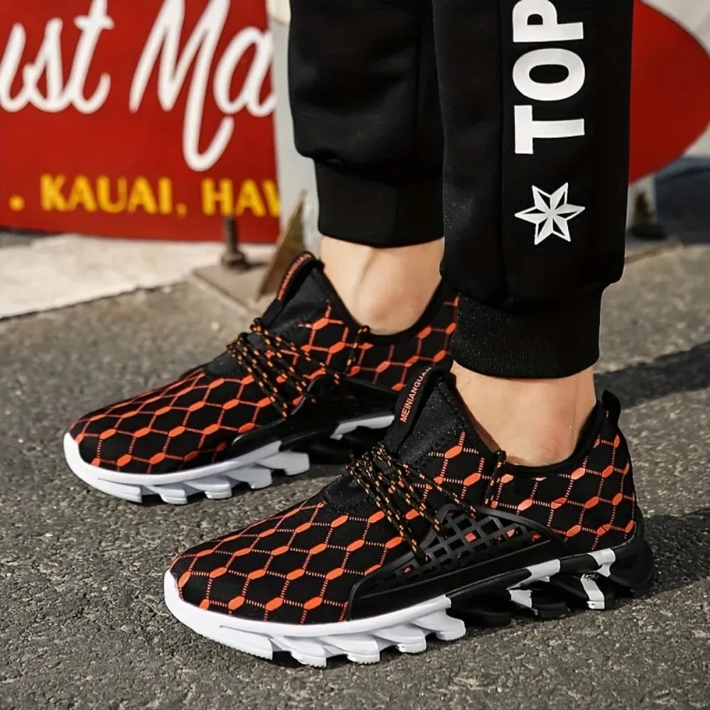 Men's Sports Shoes Breathable Casual Walking Shoes Men's Fashion Clothing Tennis Sports Shoes