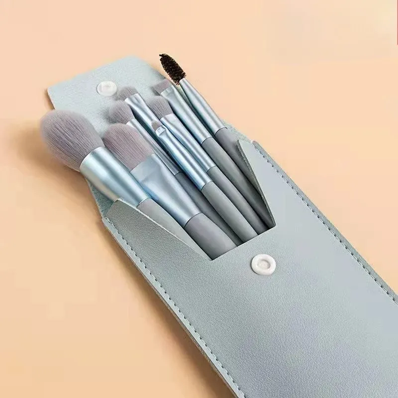 8pcs/bag Soft Fluffy Makeup Brushes Set for Cosmetics Foundation Loose Powder Eyeshadow Kabuki Blending Makeup Brush Beauty Tool