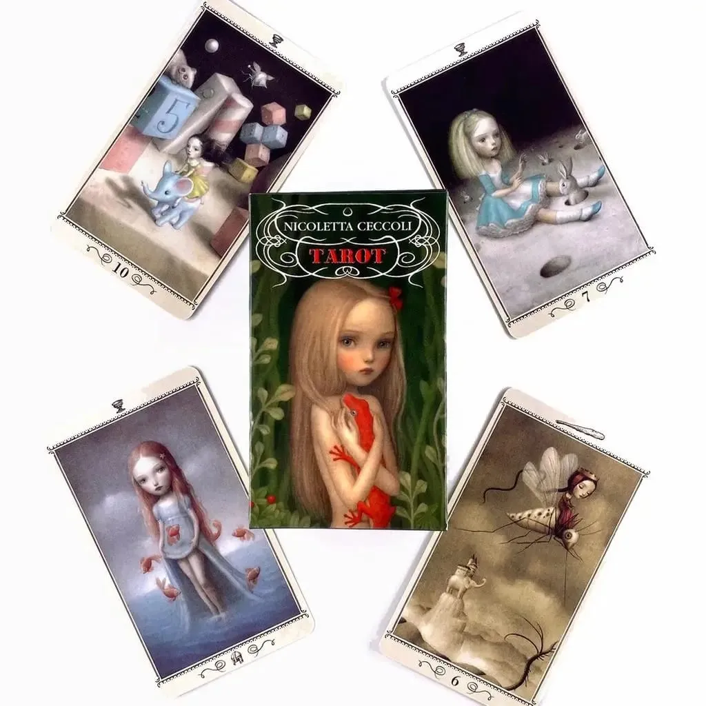 10.3*6cm Nicoletta Ceccoli Tarot Deck Party Table Gam Fortune-telling Prophecy 78 Pcs Cards — image 2