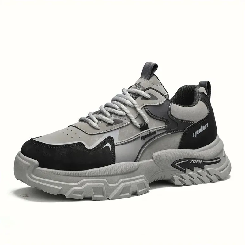 Chunky sneakers four season breathable lightwight outdoor casual walking shoes fashion soft sole sports running shoes board shoe