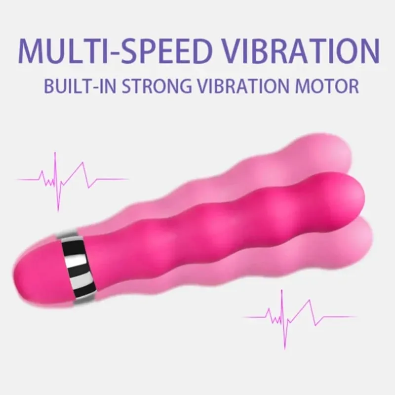 For Women AV Stick Vagina Massager Female Masturbator G Spot Clitoris Stimulator Anal Butt Plug Portable Dildo Vibrator Sex Toys