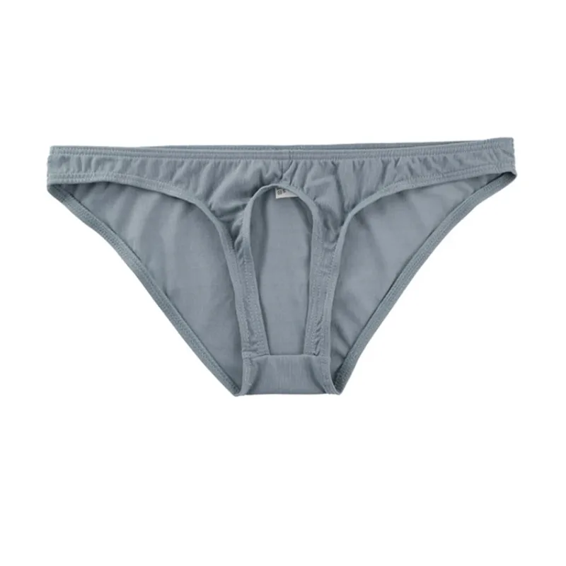 Men Gay Sexy Briefs Front Open Soft Underpants Men Low Rise Underwear Breathable Quick Dry Panties Sexy Torys For Man Lingerie
