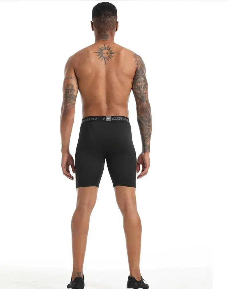 Men Boxers Sports Underwear Underpants Gym Shorts M L XL Black Quick-Drying Sweatpants Moisture Absorption Breathable Fitness