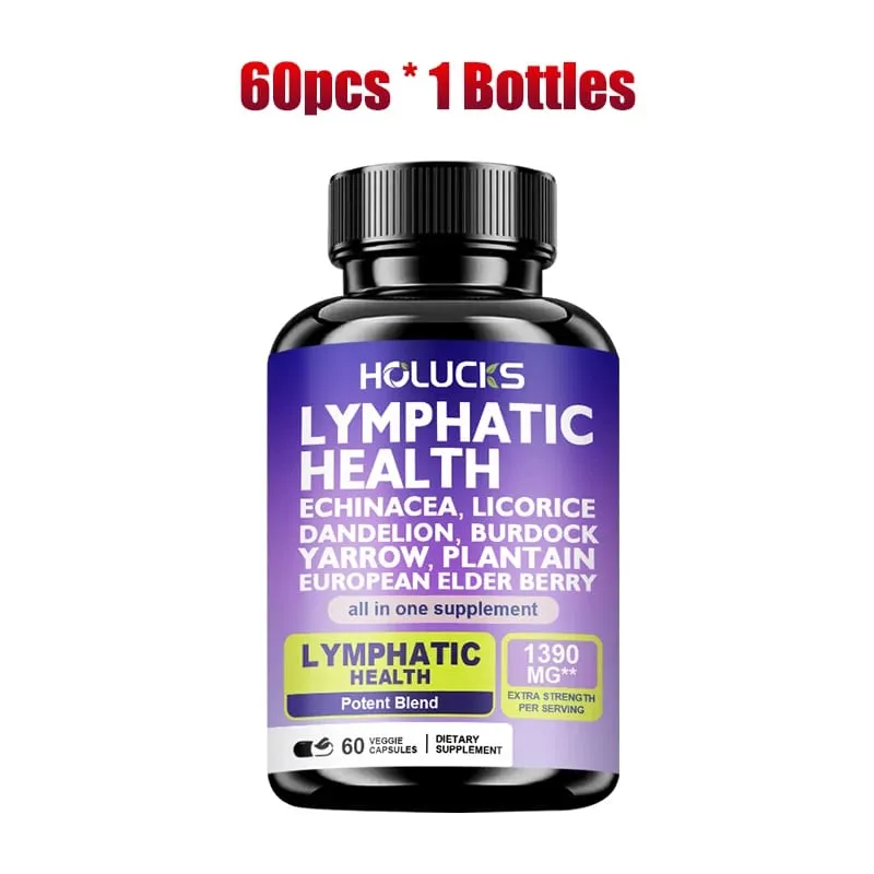 Buy 2 Get 2 Free! Pure Lymphatic Health Capsules Support Reduces Swelling Boosts Detox & Immune System Improves Circulation