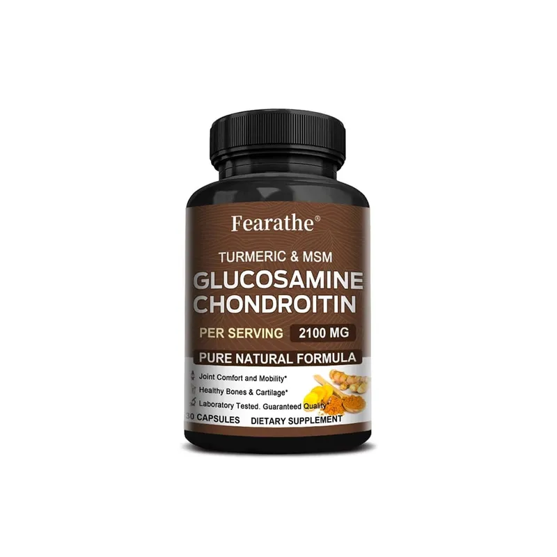 Glucosamine Chondroitin MSM Capsules 2100mg Support Joint Mobility Cartilage Flexibility Health Back & Knee Comfort