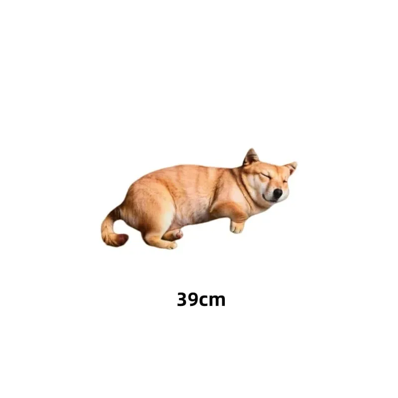 Simulated Animal Pillow Dog Cat Pig Cattle Plushies Toys Home Decor Toys Soft Sofa Cushion Throw Pillow Creative Birthday Gifts