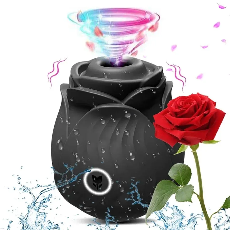 Rose-Sucking Toys Vibrator für Frauen Nippel Klitoris Vakuum Clit Sucker Stimulator Female Sex Toys Waren Vibratoren für Erwachsene