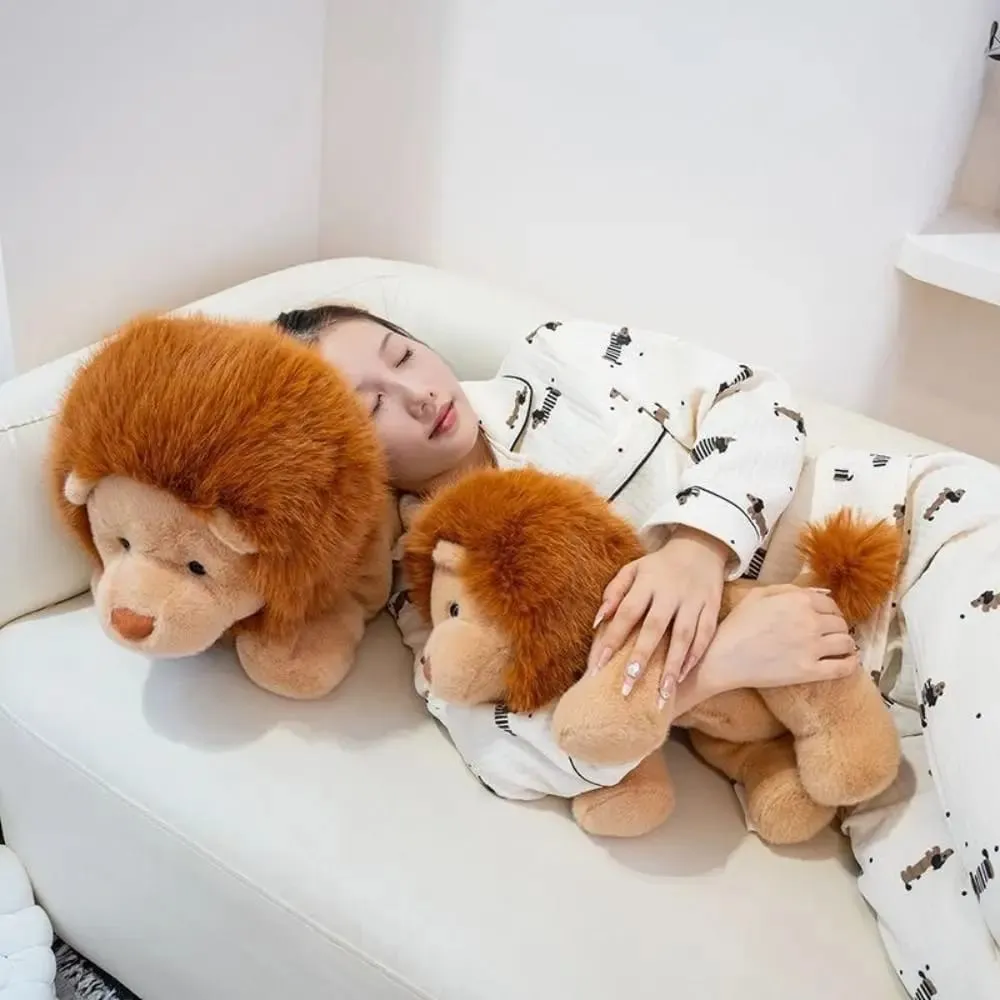 New Design Soft Lion Animal Pillow Emotional Support Cute 15.8inch