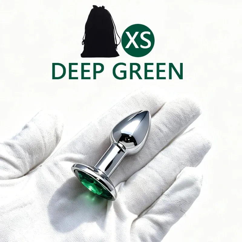 XS/S/M/L/XL Metal Anal Plug Butt Plug Sex Toy Butt Toy for Women Men Couples Adult Game Masturbator Anal Diamond Sex Toys