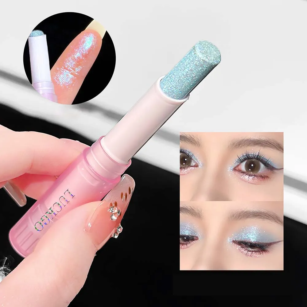 Sparkling Waterproof Eyeshadow Highlighter Pen Blue Diamond Jelly Eyeshadow Stick Glitter Pink Purple Eye Shadow Brighten Makeup