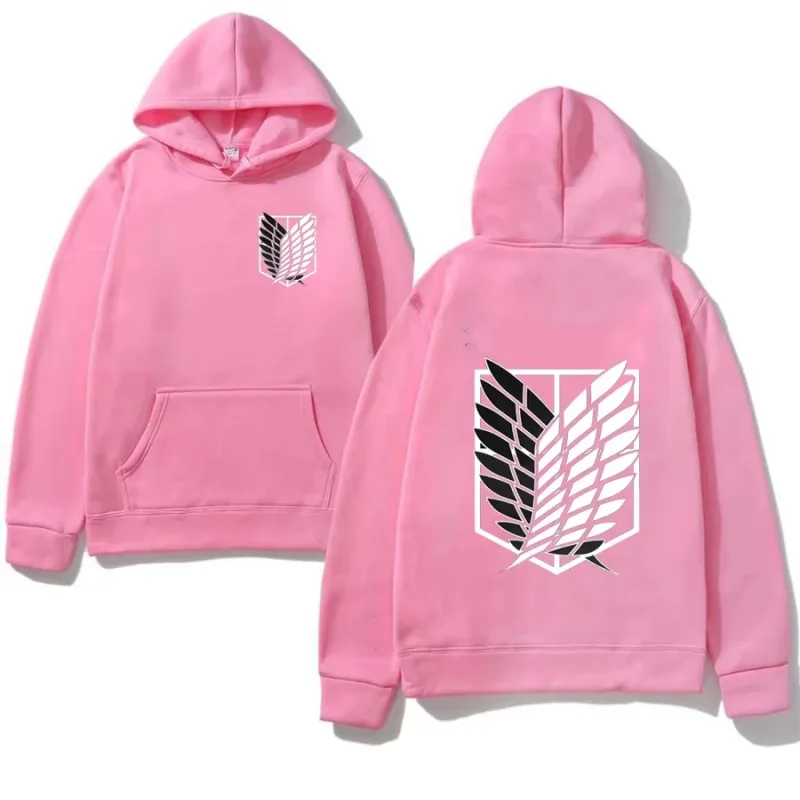 2026 Attack on Titan Men's Hoodie Anime Hoodies Men and Women Streetwear Pullover Harajuku Shingeki No Kyojin Hoodies Sweatshirt