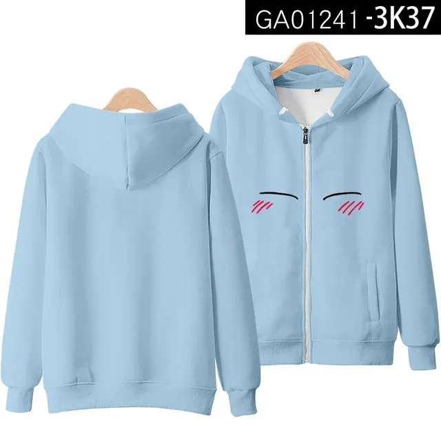 Anime Rimuru Tempest 3D Print Hoodies Men Women Long Sleeve Sweatshirt Harajuku Streetwear Coat Cosplay Costume