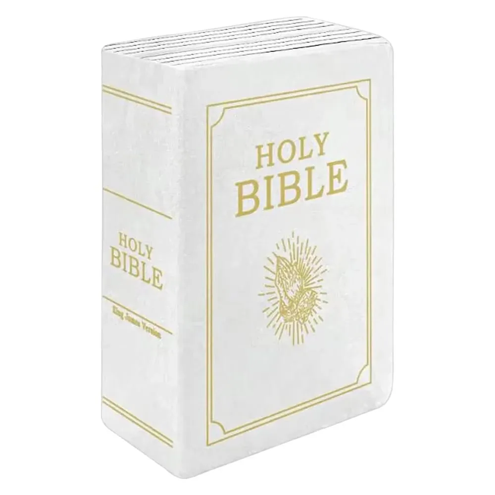 Realistic Looking Bible Pillow Plush Toy Home Decor Bible Throw Pillow 33*22cm Cutest Bible Cushion Christmas Present