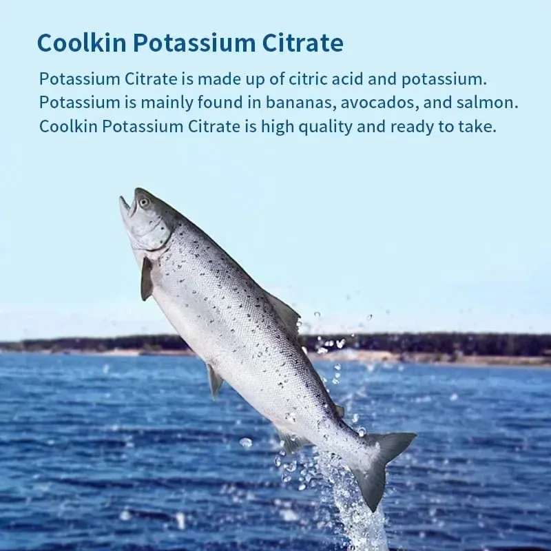 Potassium Citrate - for Heart Cardiovascular Kidney Nerve Health Containing Essential Minerals