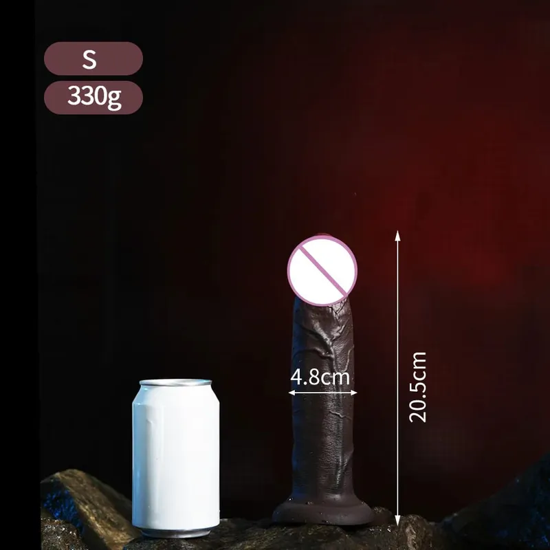 Super Realistic Long Dildo Soft Silicone Anal Dildos Strapon Dick Butt Plug Masturbator Penis Adult Sex Toys for Men Women