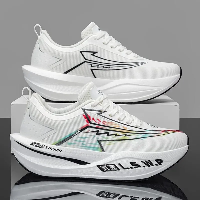 Men Casual Running Shoes Marathon Athletic Trail Sports Outdoor Carbon Plate Breathable Lightweight Comfortable Women's Sneakers