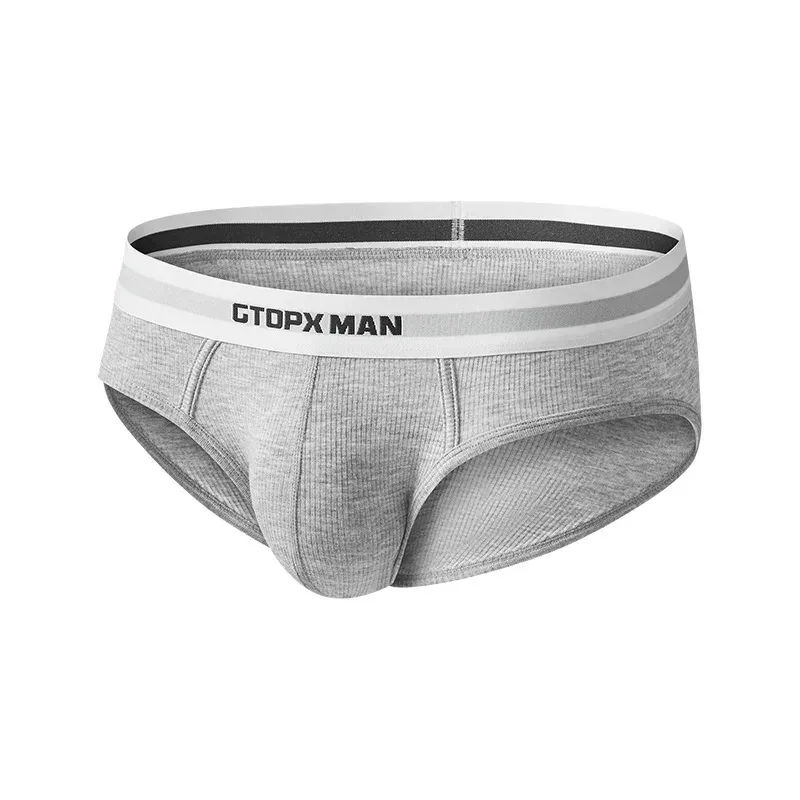 3Pack Summer Single Layer Mens Underwear Low Rise Briefs para sa Mga Lalaki Elastic Comfort Fit Underpanties Ropa Interior Hombre — image 5