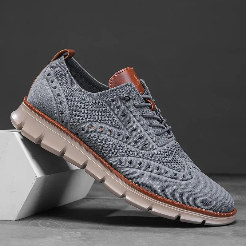 Men's Casual Shoes Mesh Breathable Business Office Shoes Designer Comfortable Soft Soled Fashion Shoes Sports Slip On Sneakers