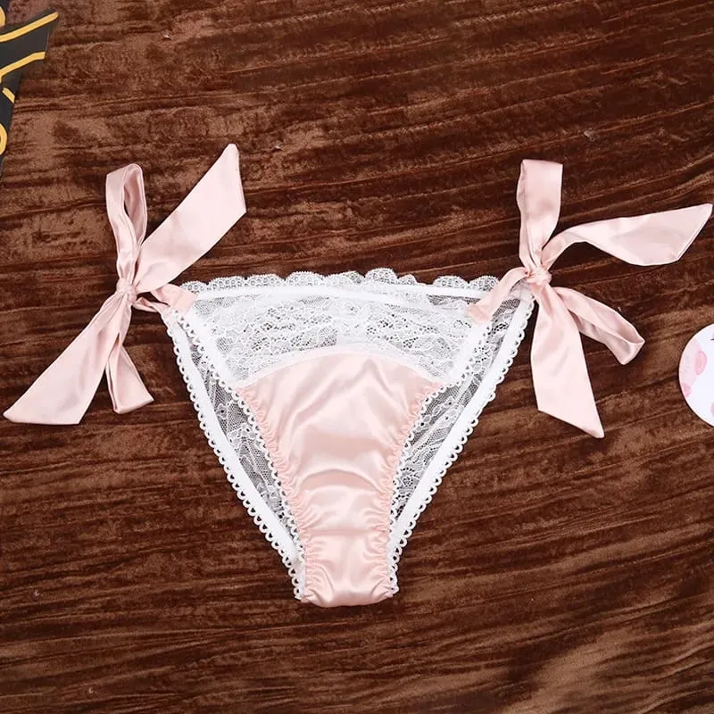 Fransk sexet lingeri blonder flæser trådfri bh og trusse med strømpebånd undertøjssæt Temptation se gennem ultratynd bh-sæt