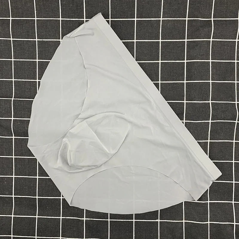 Ultratunna ispåse underkläder Halvtransparenta U konvexa trosor män Låg midja Smal Sexiga underkläder Stretch Jockstrap Trosor
