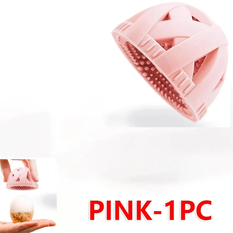 Brosse de lavage d'œufs en Silicone, outil spécialisé de nettoyage d'œufs, épurateur Flexible de qualité alimentaire pour œufs frais de ferme, utilisation en cuisine