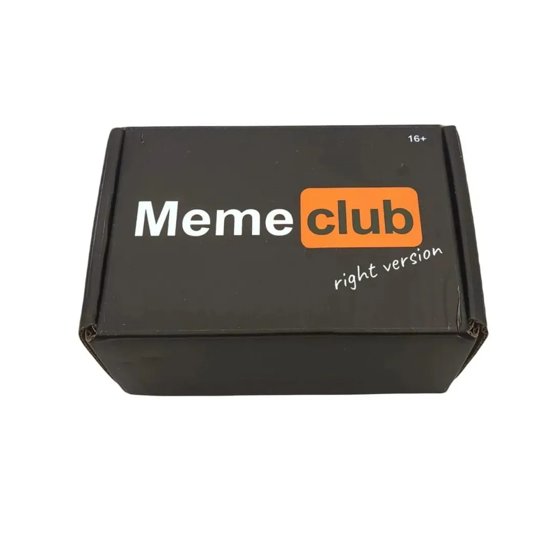 "Meme Club: Right Version"，Russian Version of the Board Game Interactive Tabletop Game Card Game Suitable for Company Gatherings Holiday Gift.