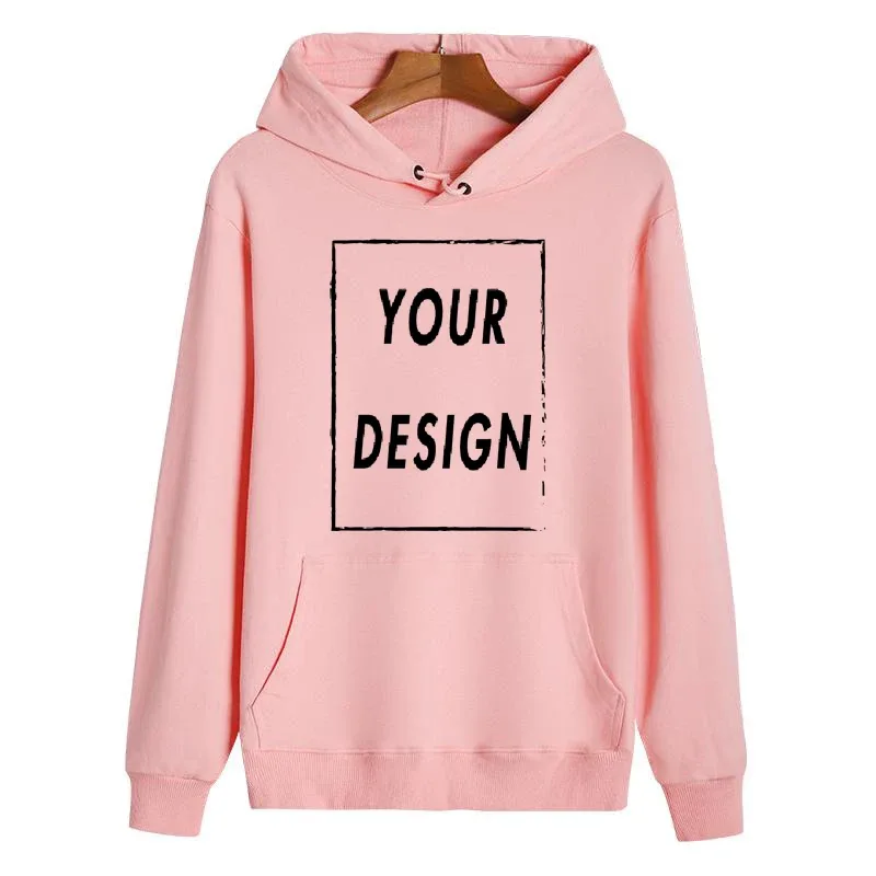 300g pure cotton hoodie custom design personalized logo long sleeved new men's and women's universal large casual sports sweat