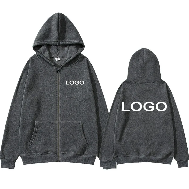 Nako - customize na Naka - print na Lalaki Babae Zipper Up Hoodie Maluwag na Kaswal na Damit Fashion Long Sleeve Hooded Pullover Personality Sweatshirt — image 9