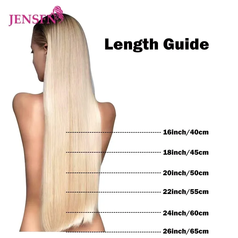 Tape In Hair Extensions 100% Really Human Hair Remy 16"-24"Inch Brown Blond 613 Straight PU Skin Weft Tape Ins For Salon