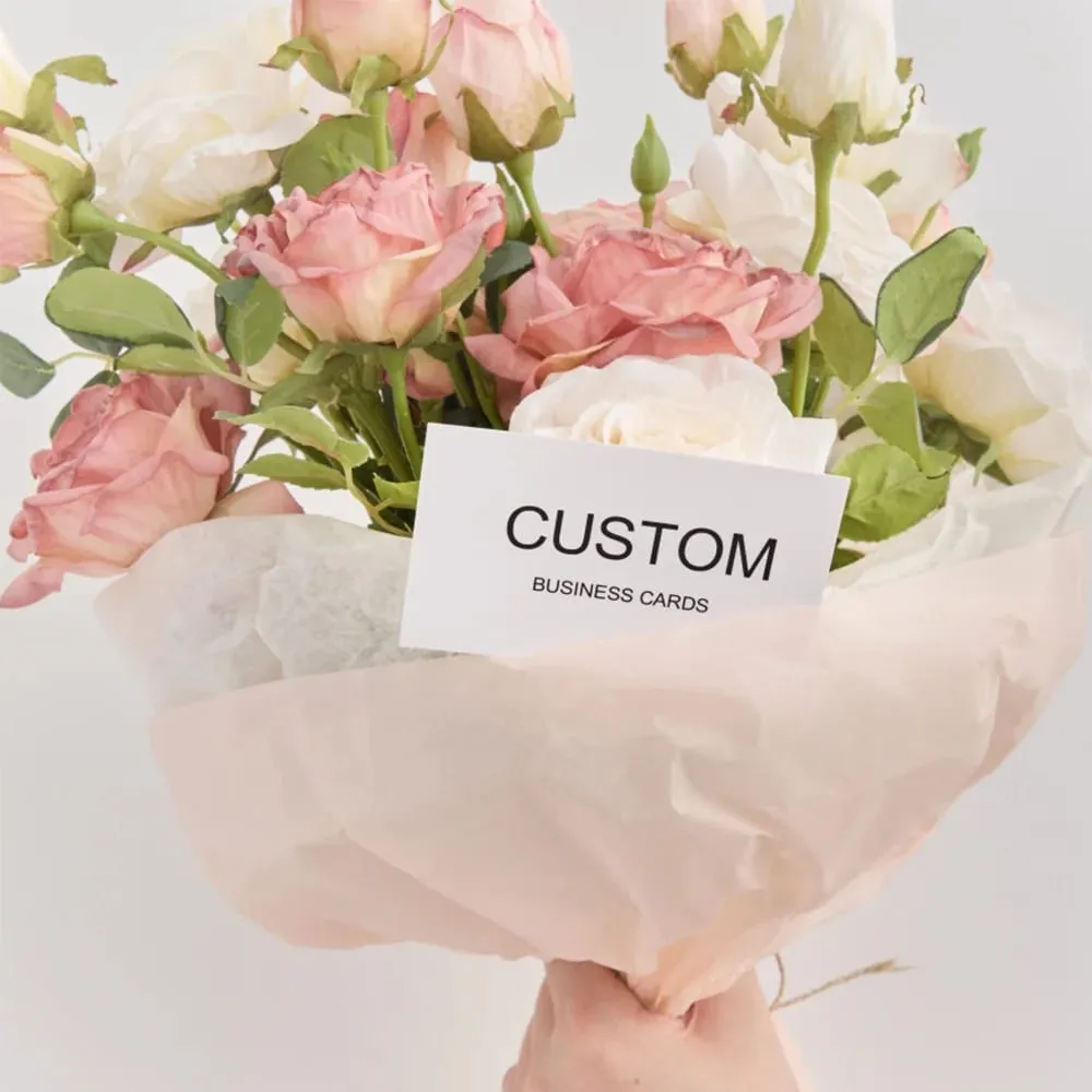 200pcs Custom Business Cards/Cards Desktop Business Cards Thank You Cards Matte Film