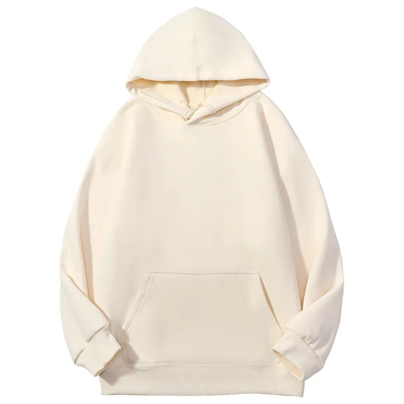 Customize Your Brand Logo Autumn Winter Mens Hoodies High-quality Heavy Weight Cotton Sweatshirt DIY Team Clothing Customization