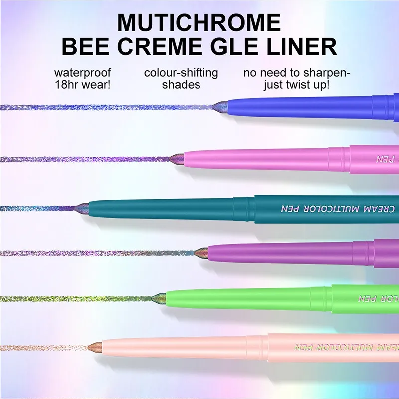 Chameleon Eyeliner Stick Pen Glitter Eyes Shadow Waterproof Shimmer Eye Liner Pen Shiny High-gloss Cosmetics Beauty Make Up