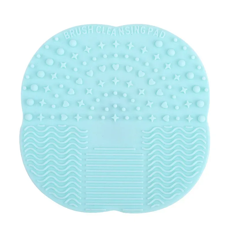 1Pcs Small Size Silicone Sucker Brush Cleaning Mat Make up Brush Cleaner Cosmetic Clean Tools For Makeup Brushes